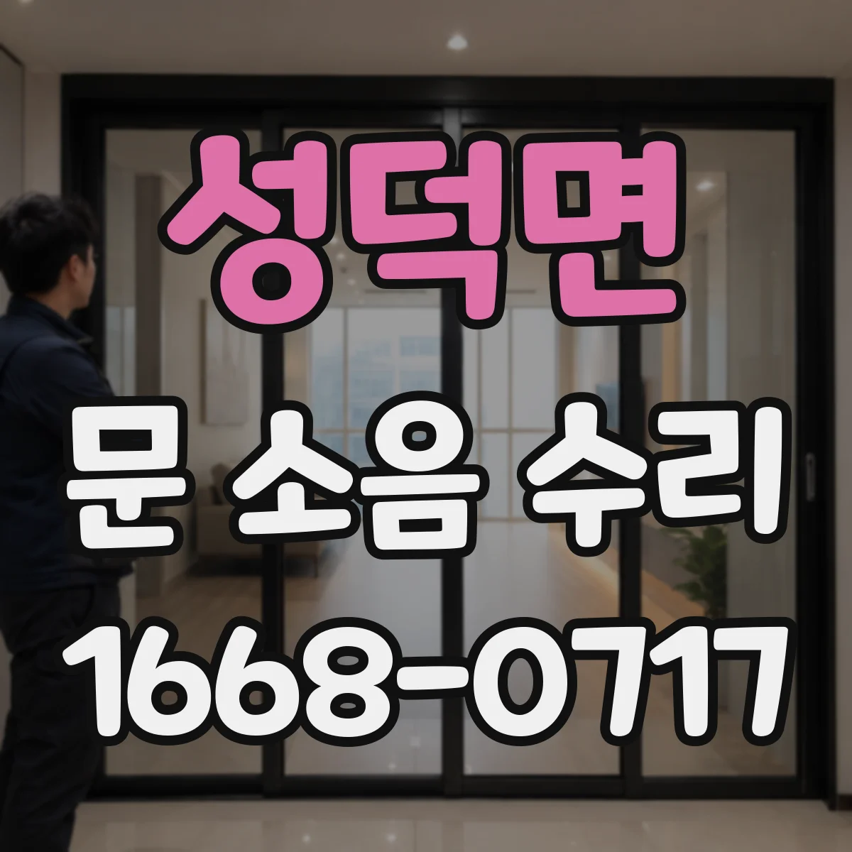 성덕면 문 소음 수리