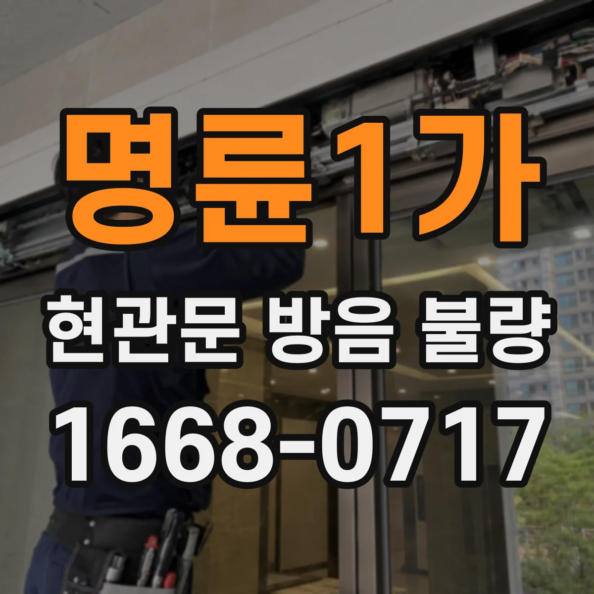 명륜1가 현관문 방음 불량