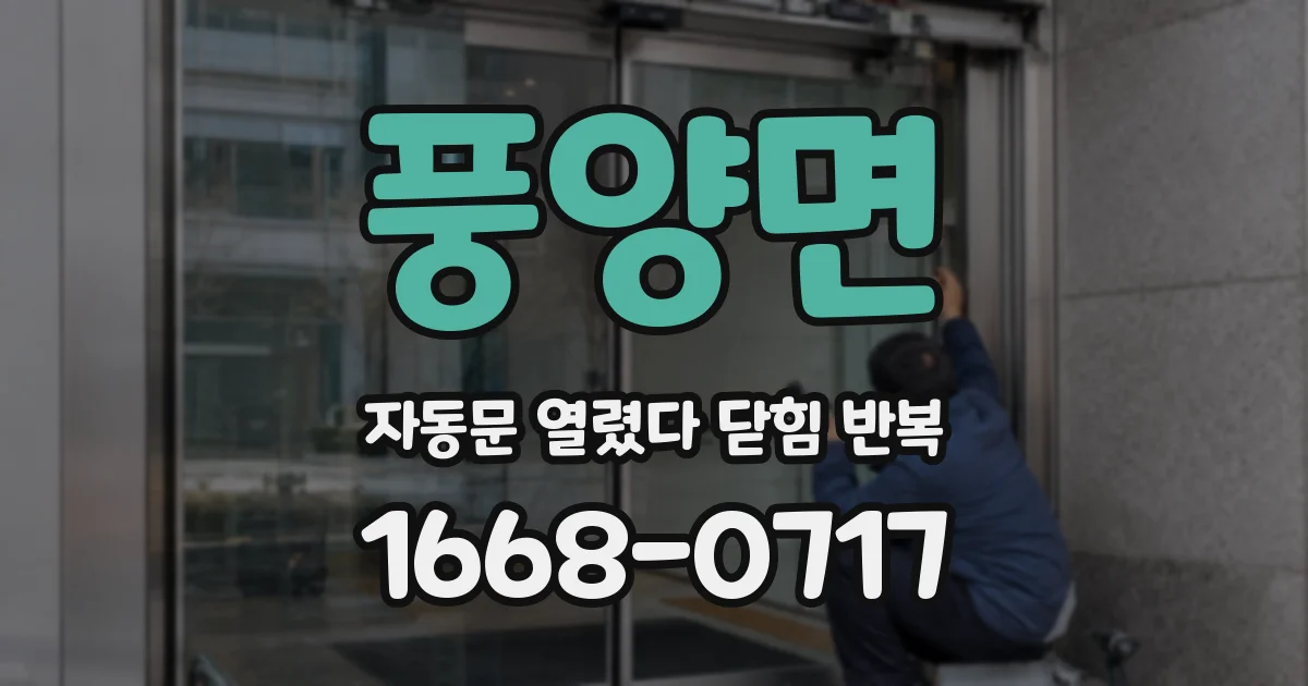 풍양면 자동문 열렸다 닫힘 반복 현상은 문이 열리자마자 다시 닫히거나, 한 번 멈춘 뒤 재가동되며 반복되는 경우가 많습니다.