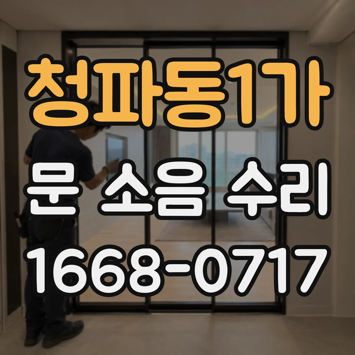 청파동1가 문 소음 수리 경첩 교체 전 기존 부품 상태 기록하기