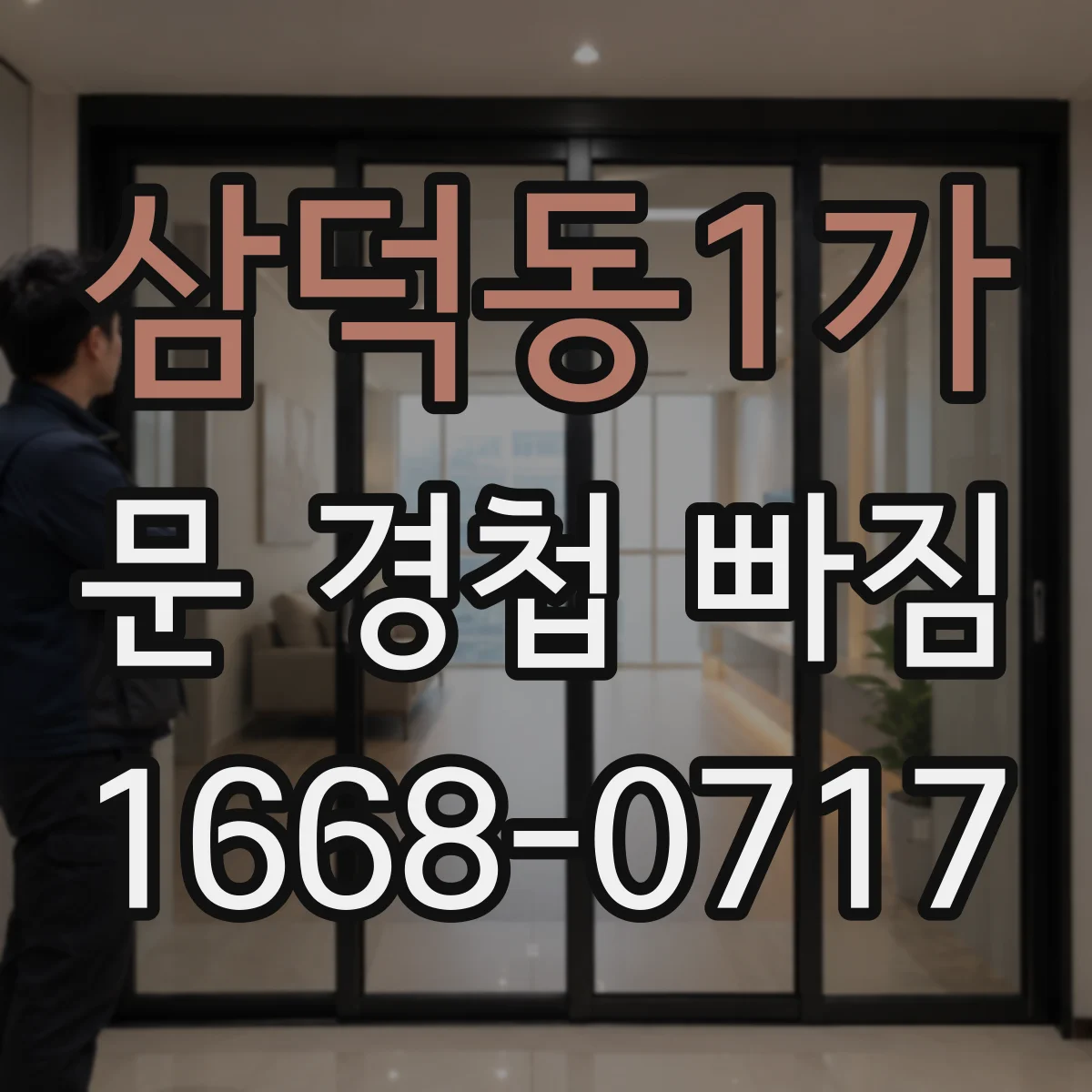 삼덕동1가 문 경첩 빠짐