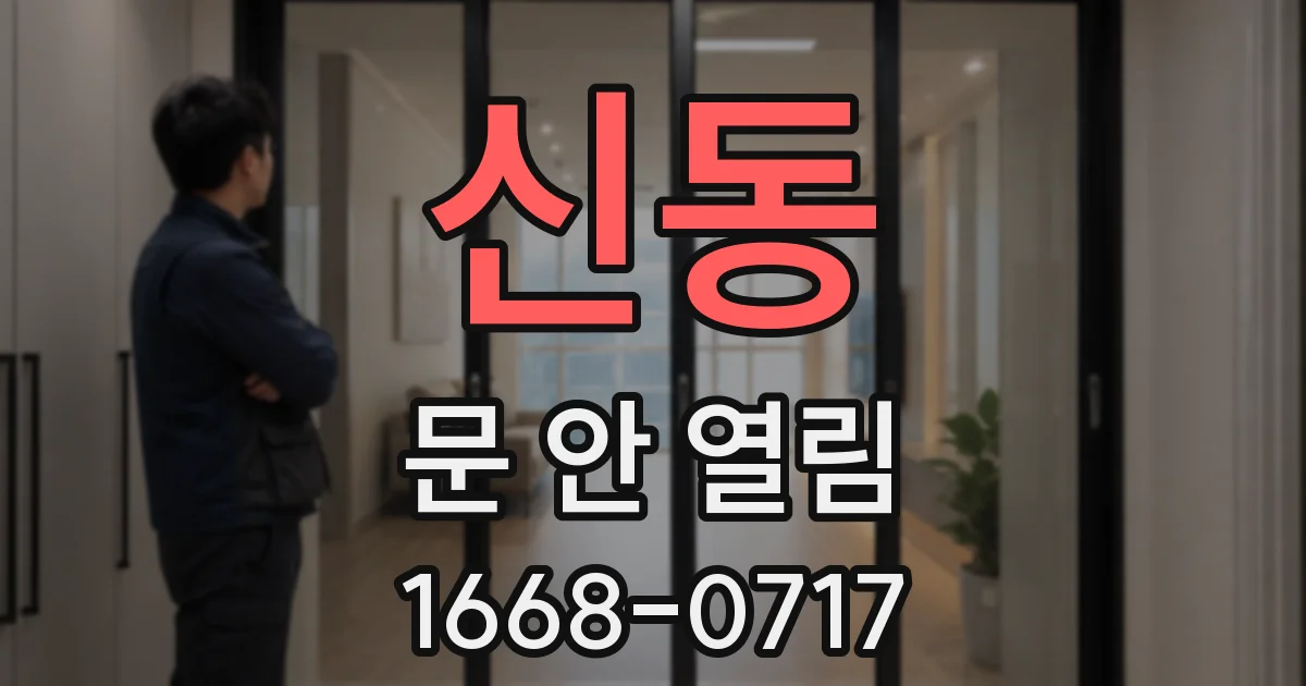 신동 문 안 열림