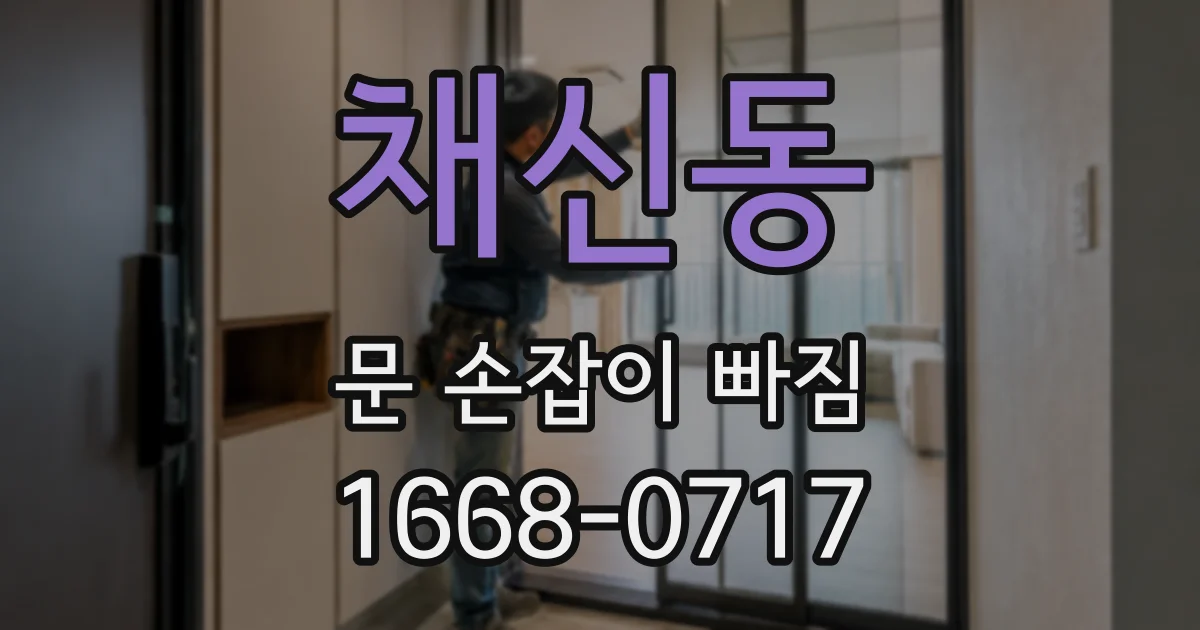 채신동 문 손잡이 빠짐