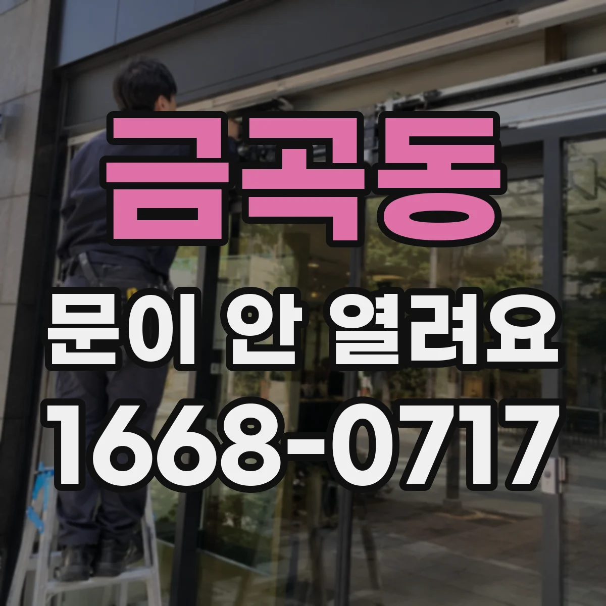 금곡동 문이 안 열려요