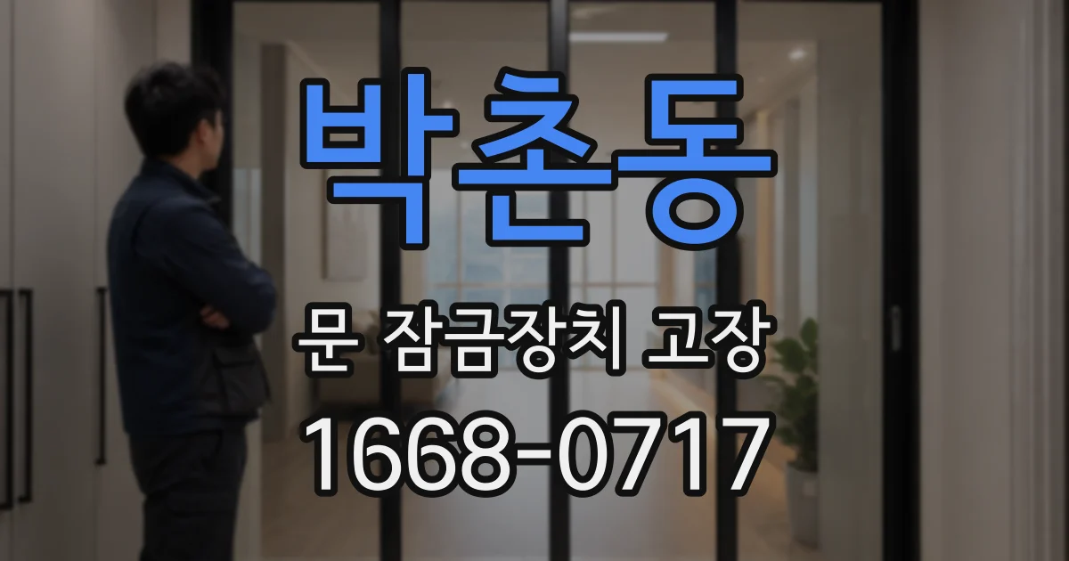 박촌동 문 잠금장치 고장