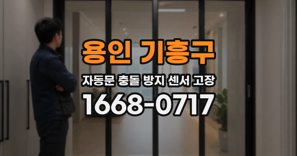 용인 기흥구 자동문 충돌 방지 센서 고장