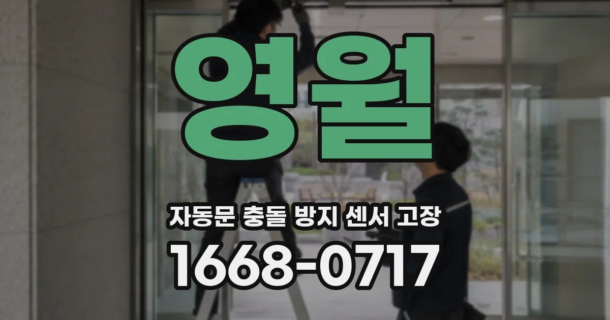 영월 자동문 충돌 방지 센서 고장