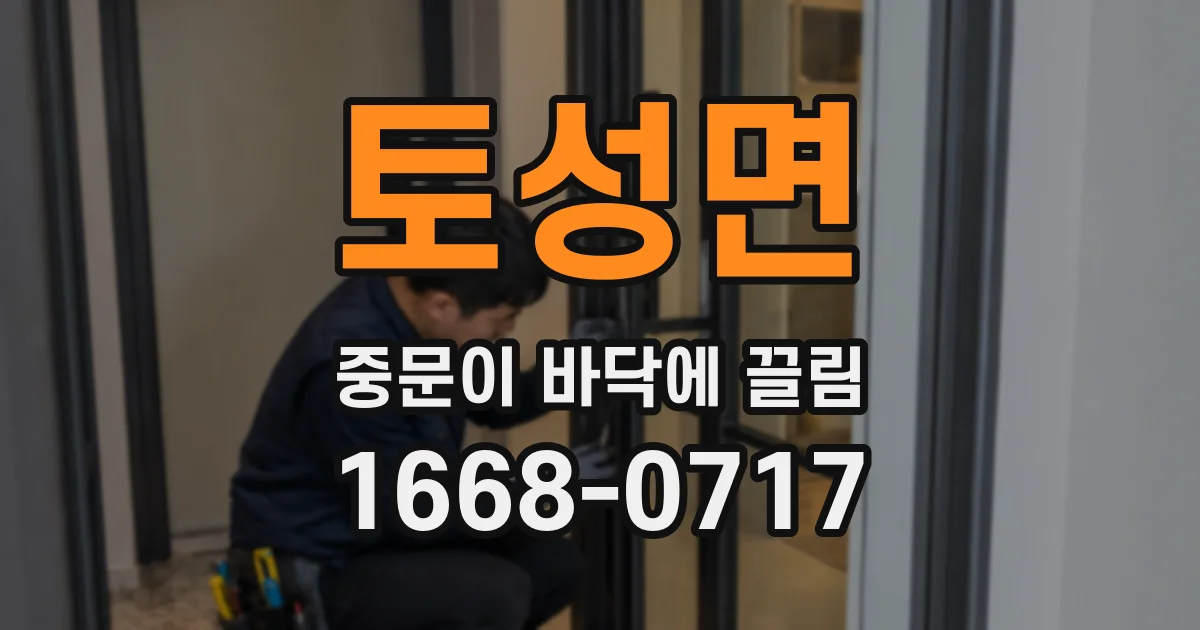 토성면 중문이 바닥에 끌림
