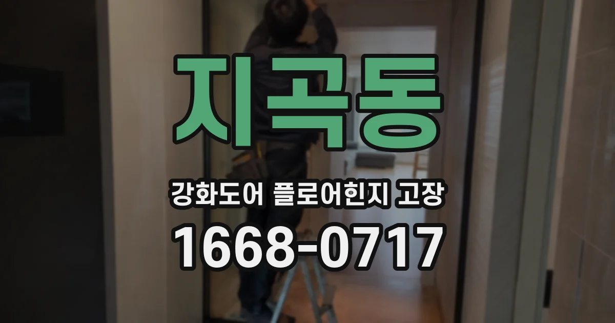 지곡동 강화도어 플로어힌지 고장