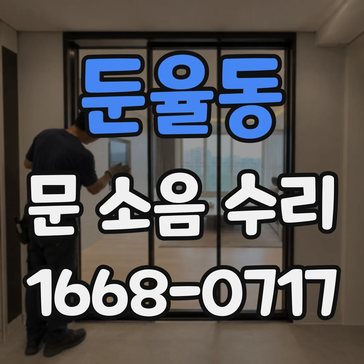 둔율동 문 소음 수리