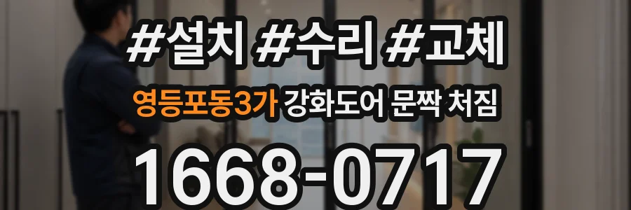 영등포동3가 강화도어 문짝 처짐