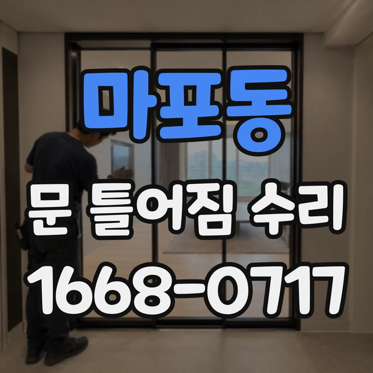 마포동 문 틀어짐 수리