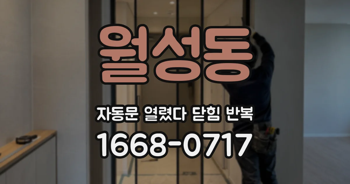 월성동 자동문 열렸다 닫힘 반복 증상은 문이 열렸다가 바로 다시 닫히거나, 멈춘 뒤 다시 작동하는 식으로 나타납니다.