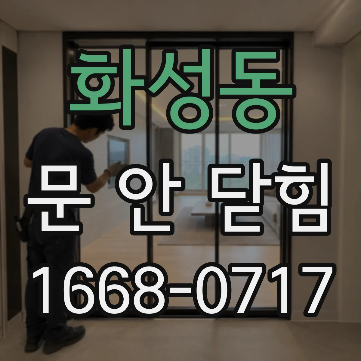 화성동 문 안 닫힘