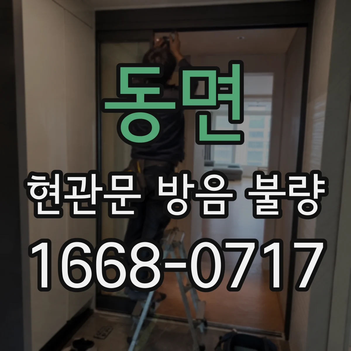 동면 현관문 방음 불량