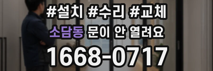 소담동 문이 안 열려요