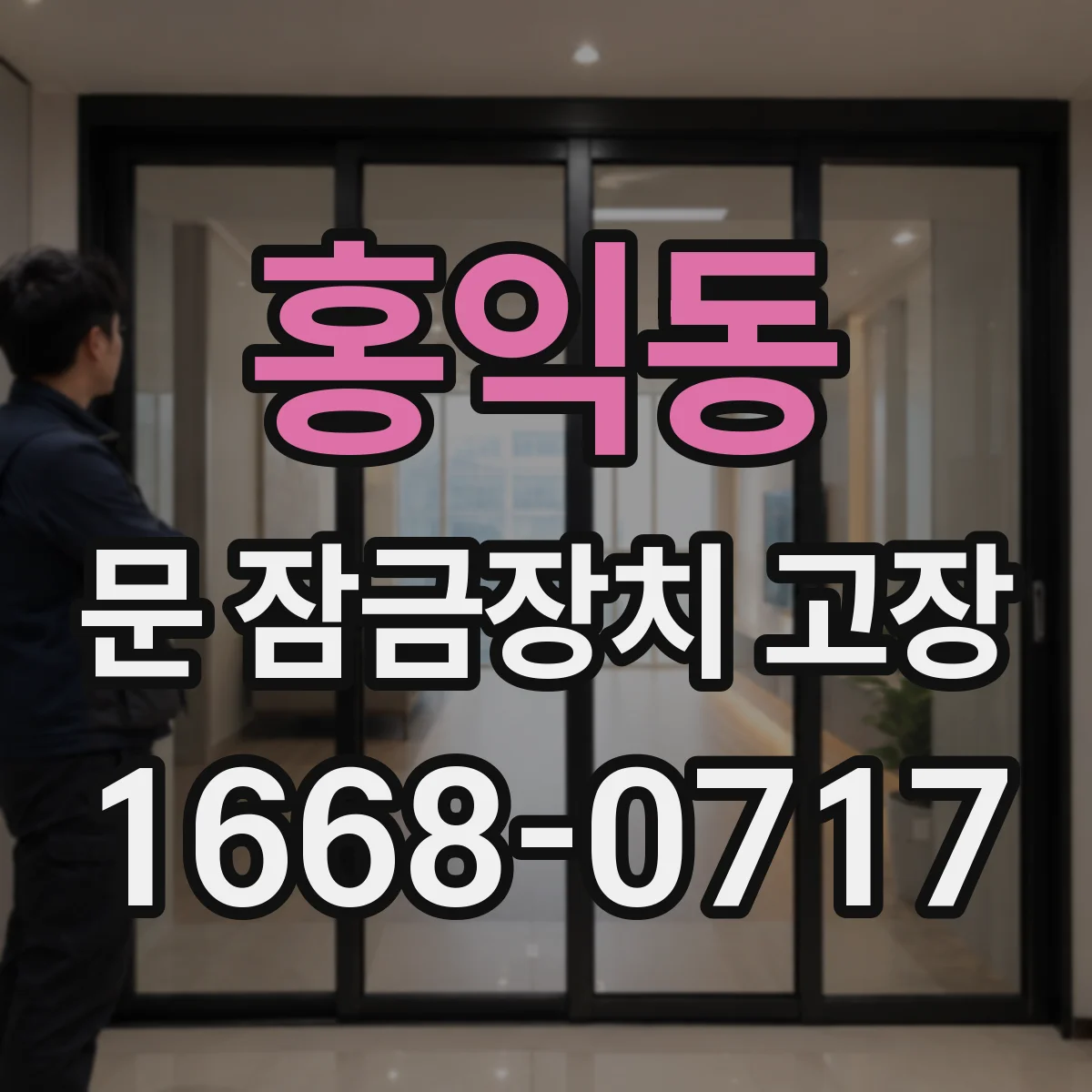 홍익동 문 잠금장치 고장