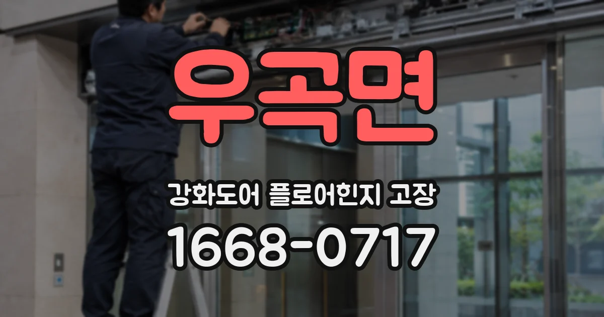우곡면 강화도어 플로어힌지 고장