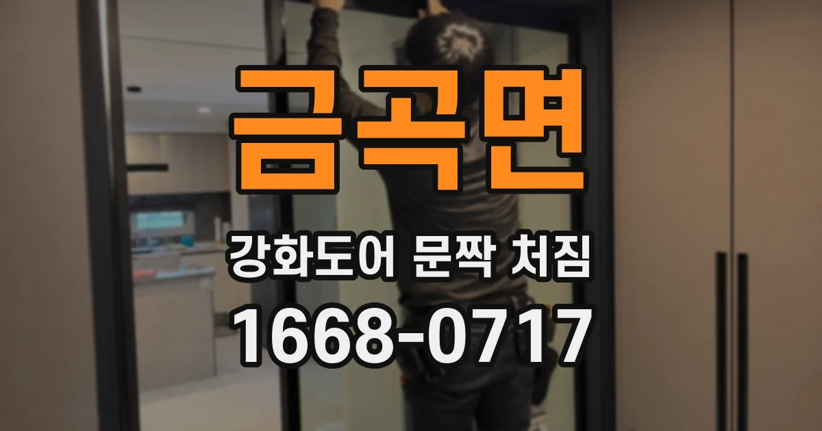금곡면 강화도어 문짝 처짐