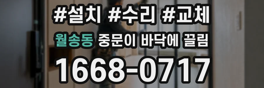 월송동 중문이 바닥에 끌림