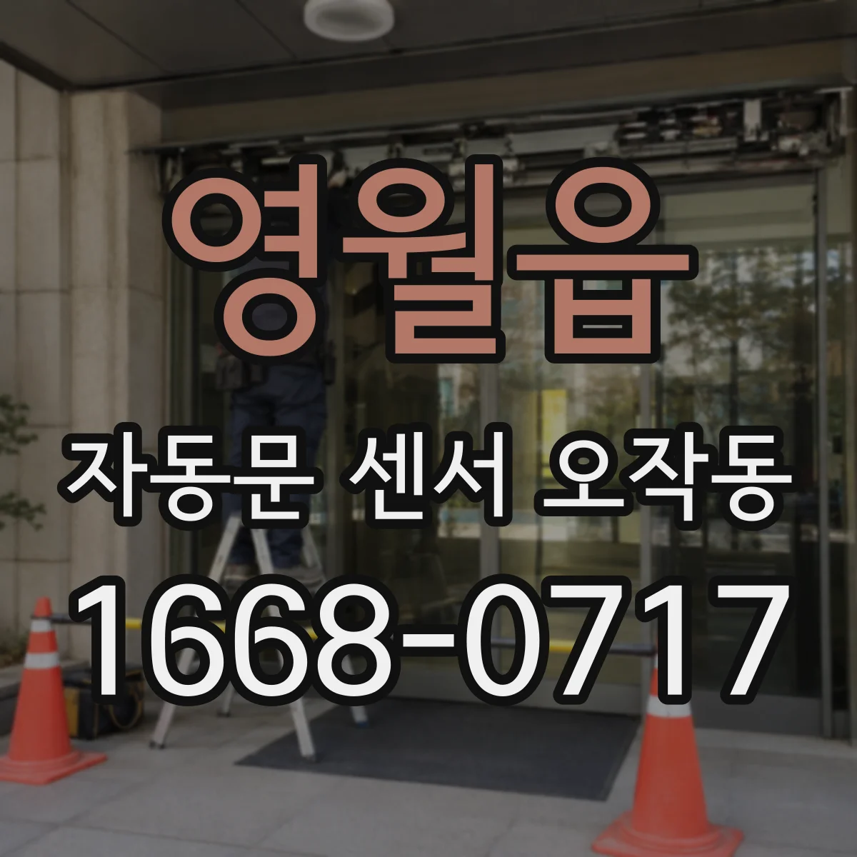 영월읍 자동문 센서 오작동