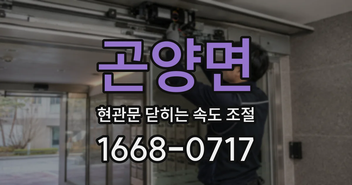 곤양면 현관문 닫히는 속도 조절