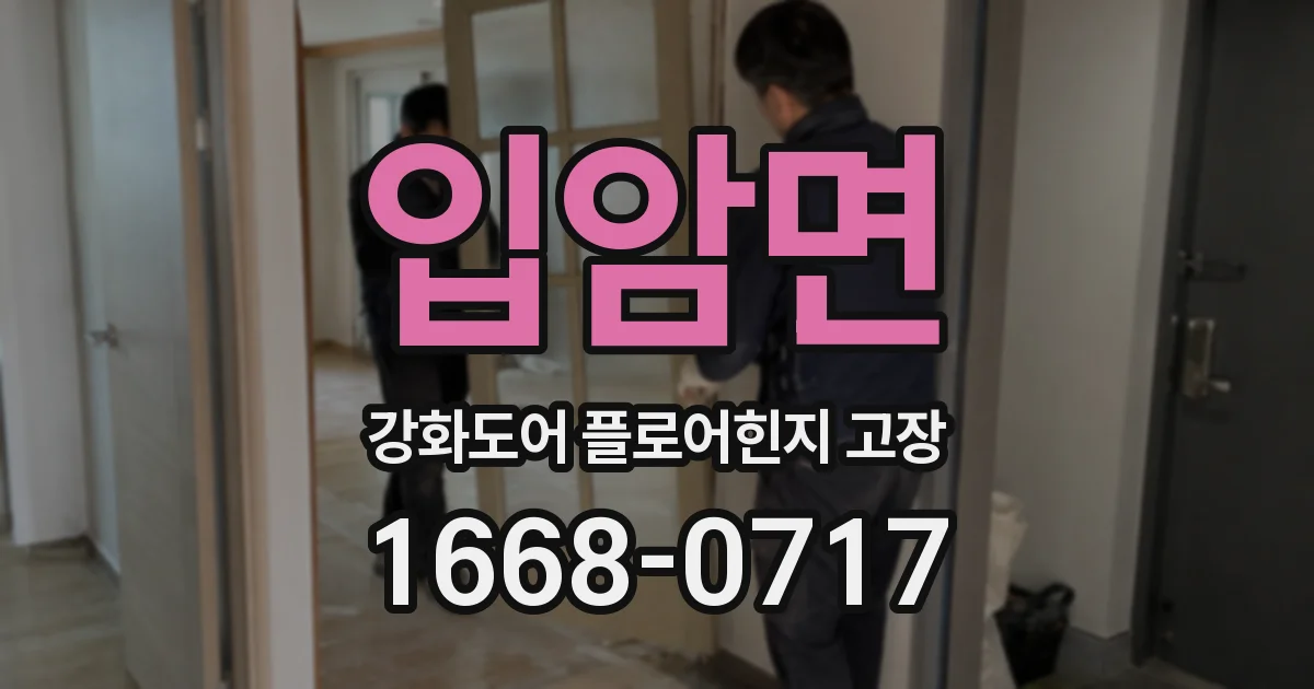 입암면 강화도어 플로어힌지 고장