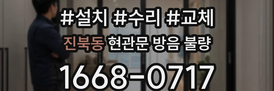 진북동 현관문 방음 불량