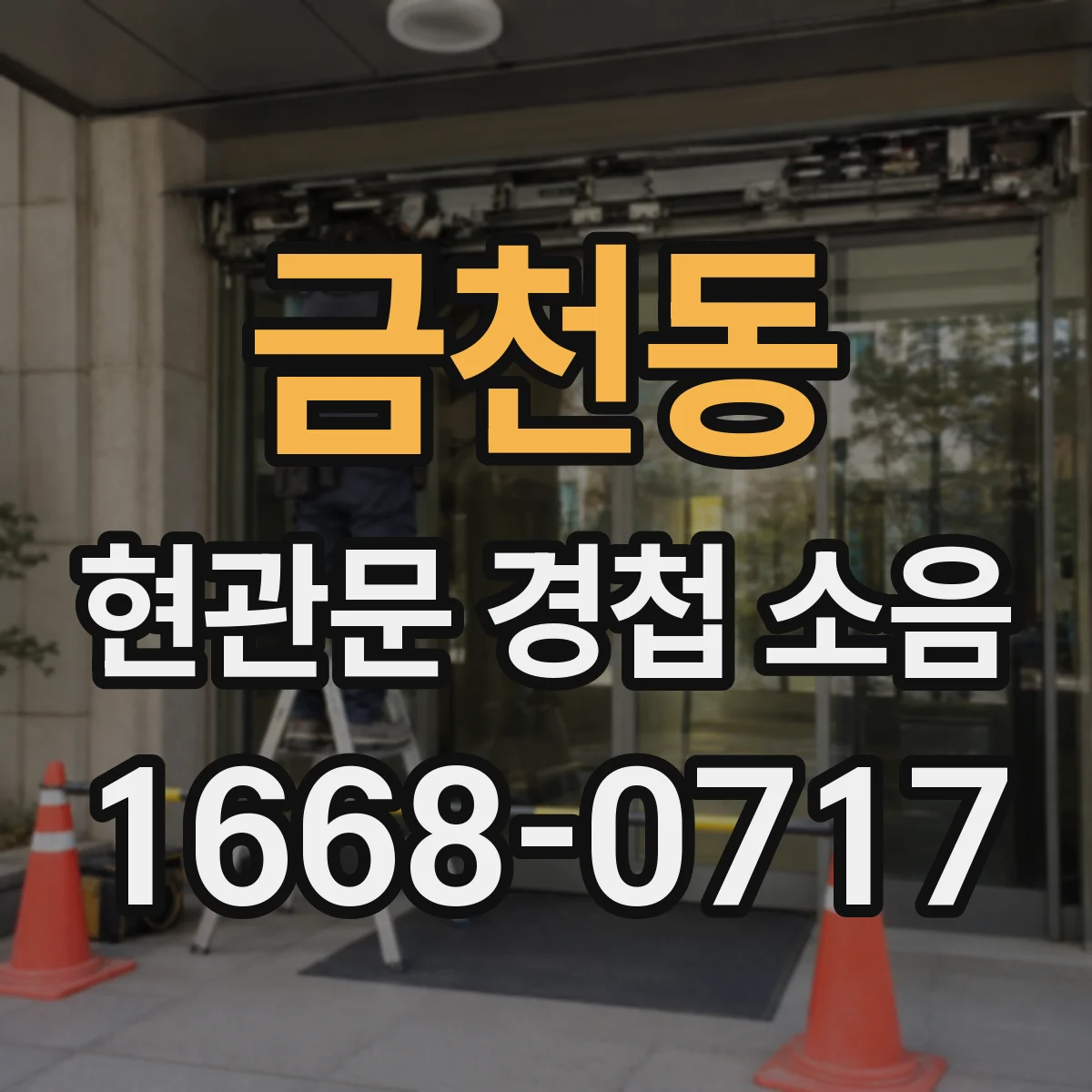 금천동 현관문 경첩 소음