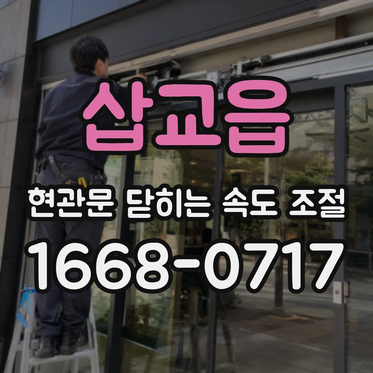 삽교읍 현관문 닫히는 속도 조절
