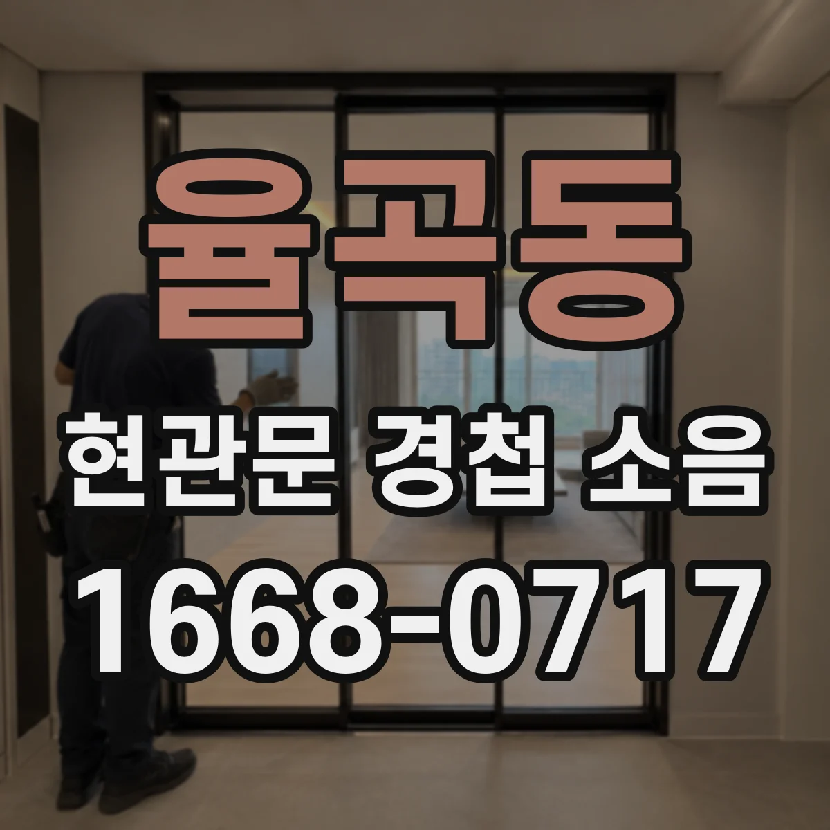 율곡동 현관문 경첩 소음
