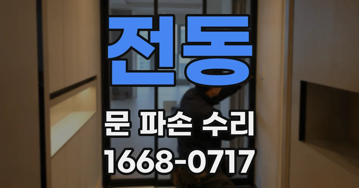 전동 문 파손 수리