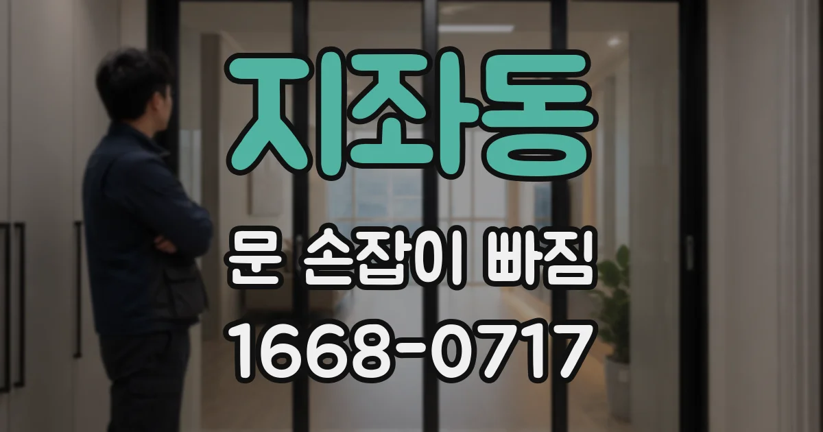 지좌동 문 손잡이 빠짐