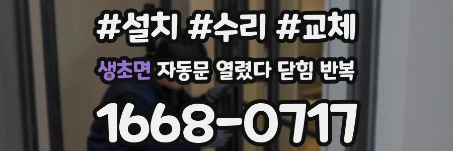 생초면 자동문 열렸다 닫힘 반복 현상은 문이 한 번 열리고 곧바로 닫히거나, 중간에 멈춘 상태에서 다시 열리며 이어질 수 있습니다.