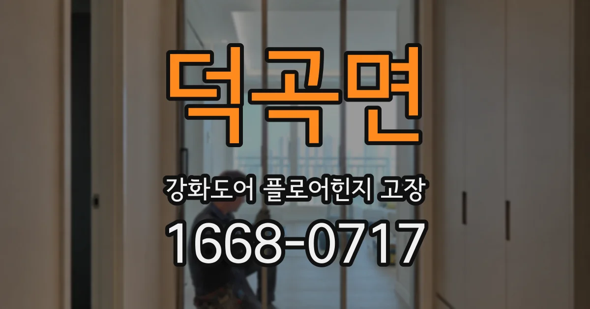 덕곡면 강화도어 플로어힌지 고장