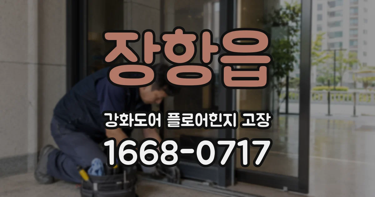 장항읍 강화도어 플로어힌지 고장