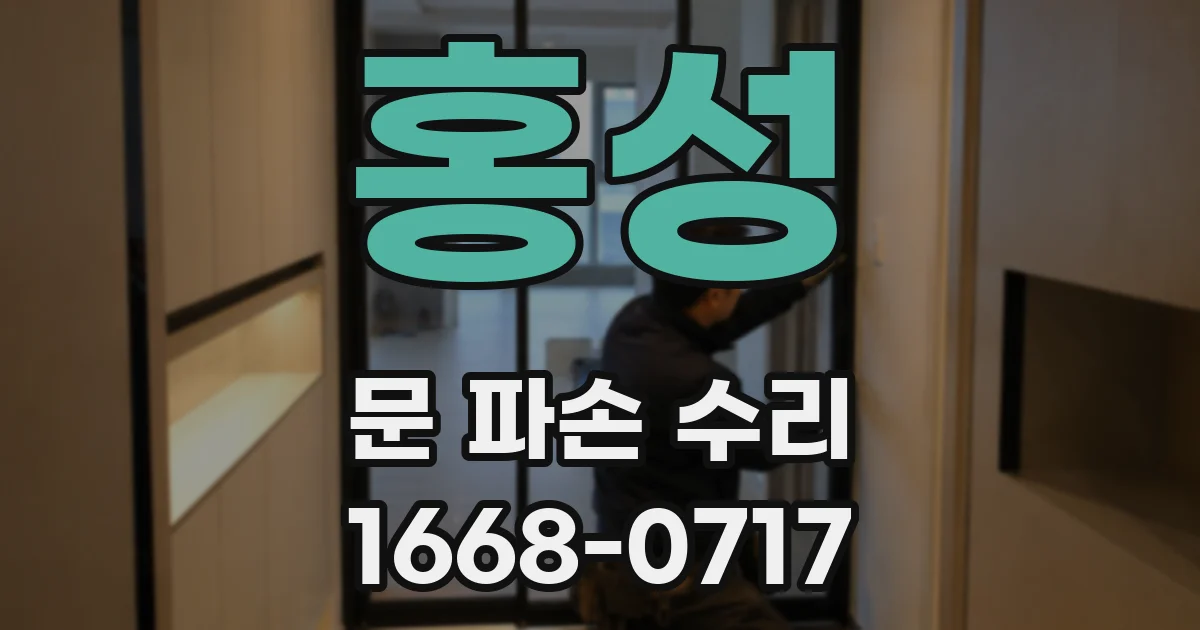 홍성 문 파손 수리
