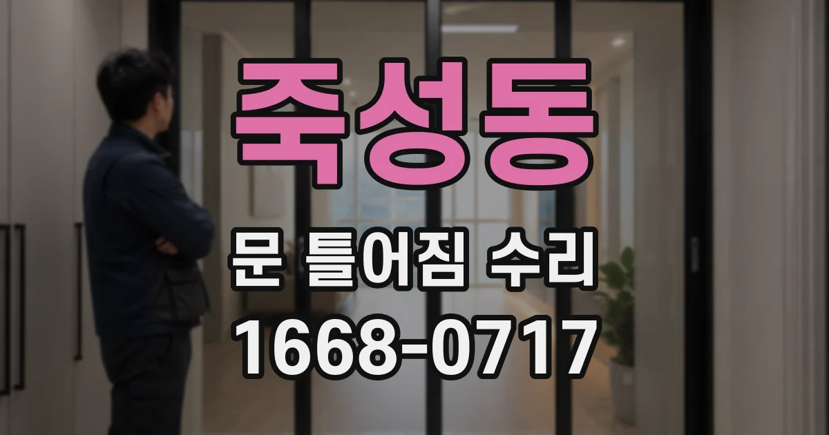 죽성동 문 틀어짐 수리