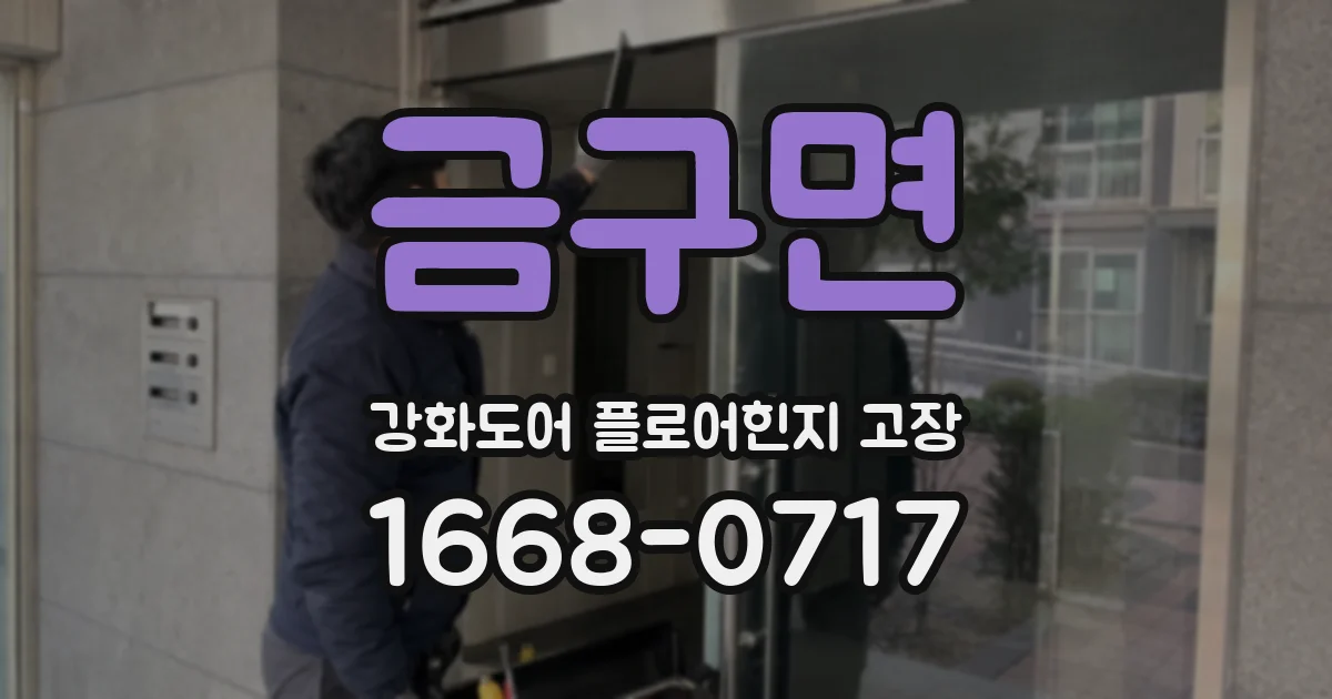 금구면 강화도어 플로어힌지 고장