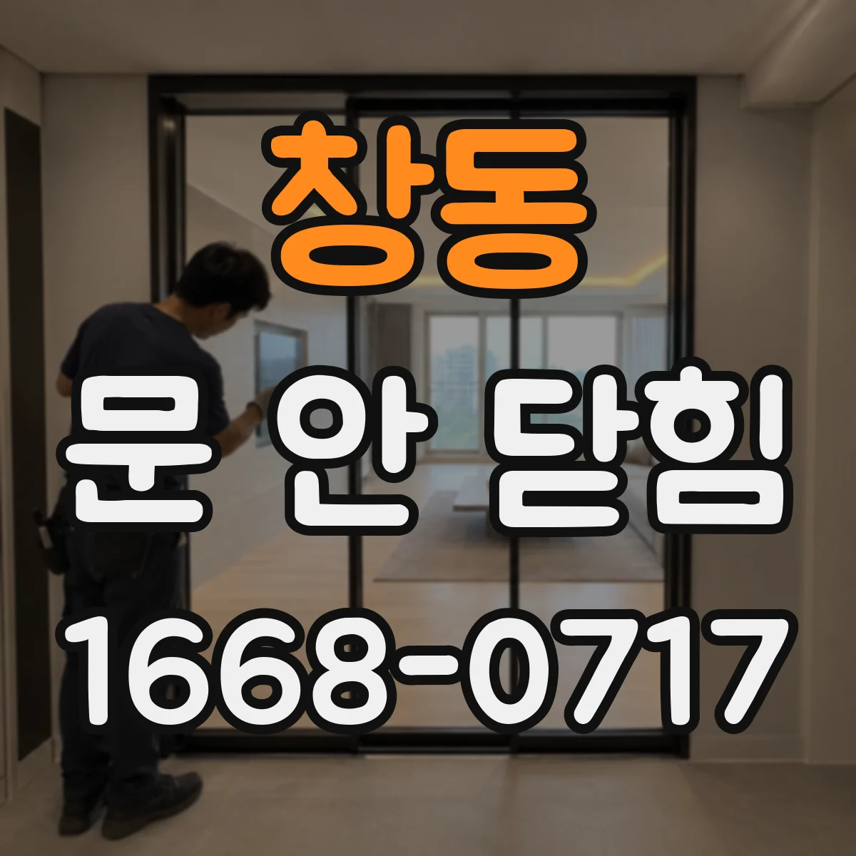 창동 문 안 닫힘
