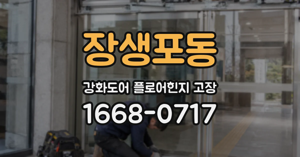 장생포동 강화도어 플로어힌지 고장