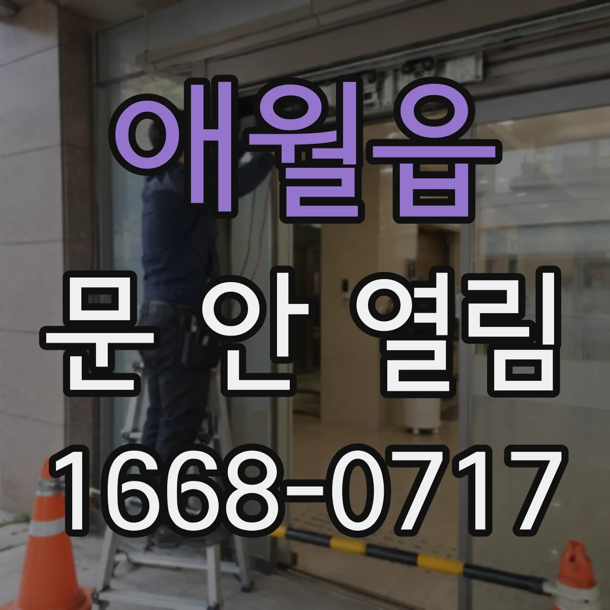 애월읍 문 안 열림