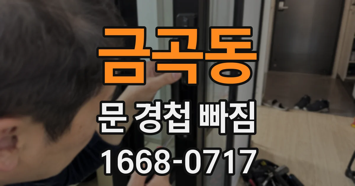 금곡동 문 경첩 빠짐