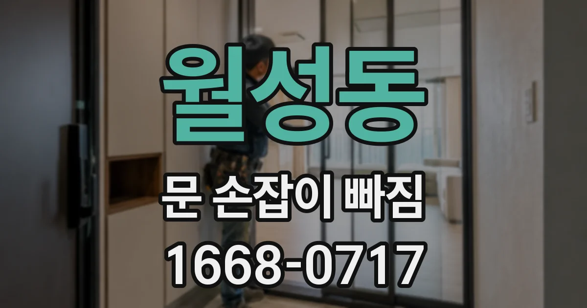 월성동 문 손잡이 빠짐