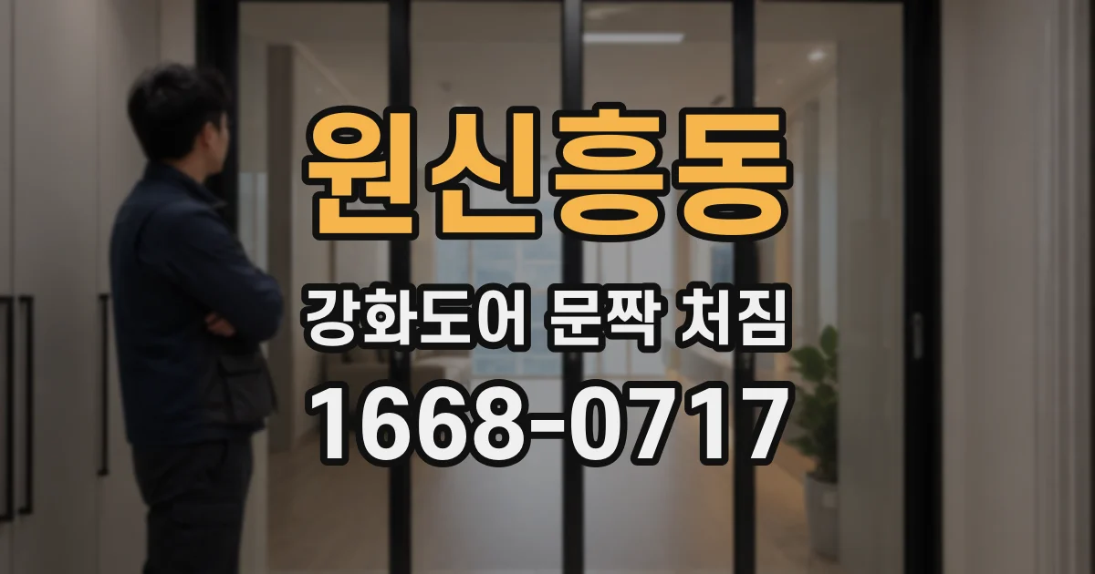 원신흥동 강화도어 문짝 처짐