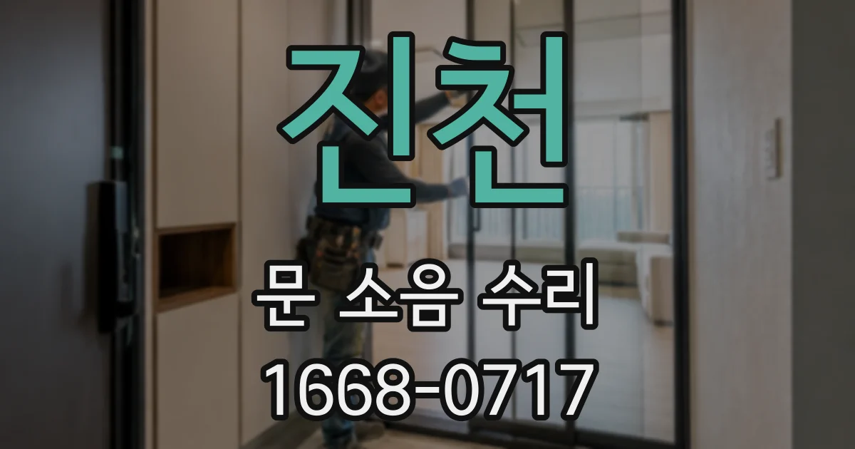 진천 문 소음 수리