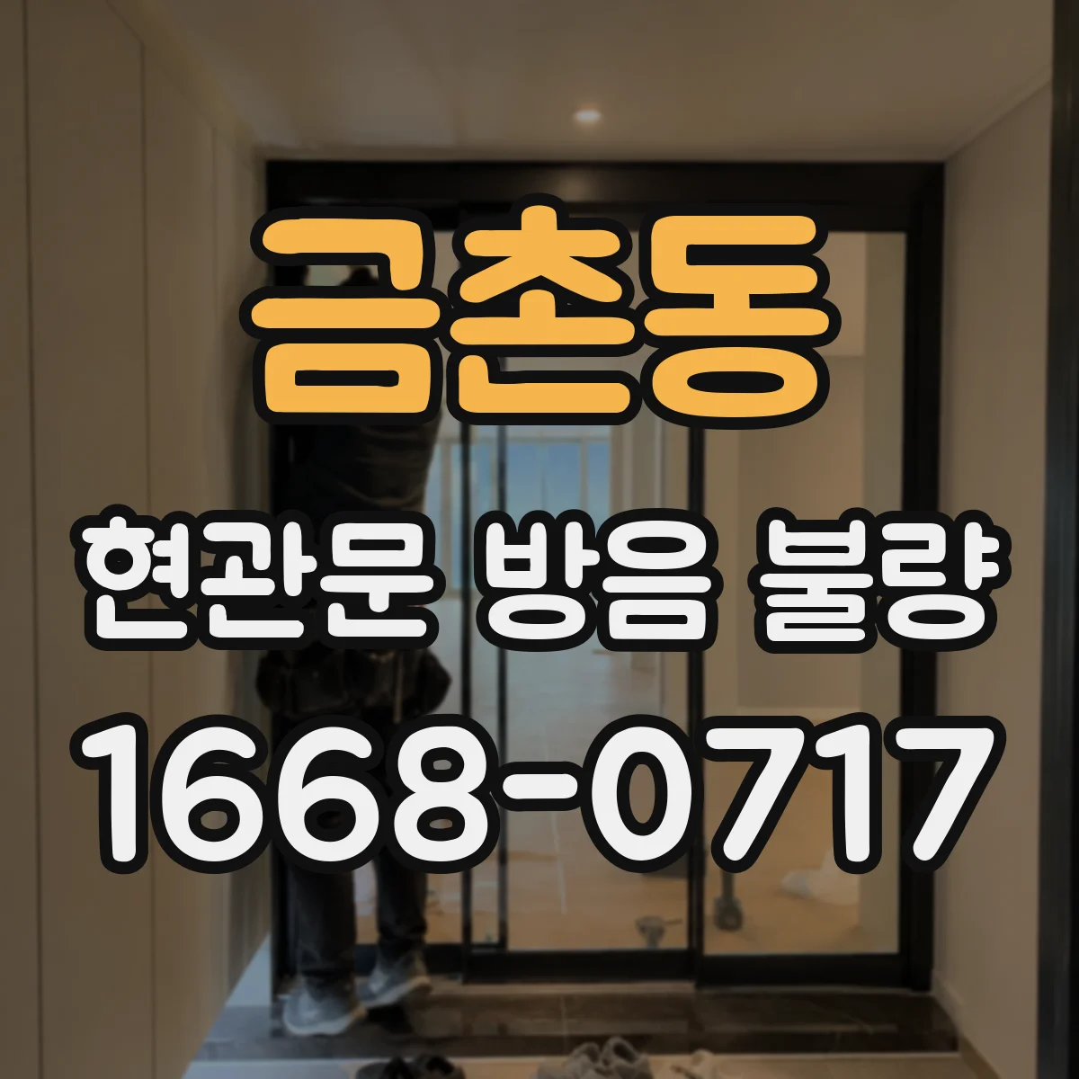 금촌동 현관문 방음 불량