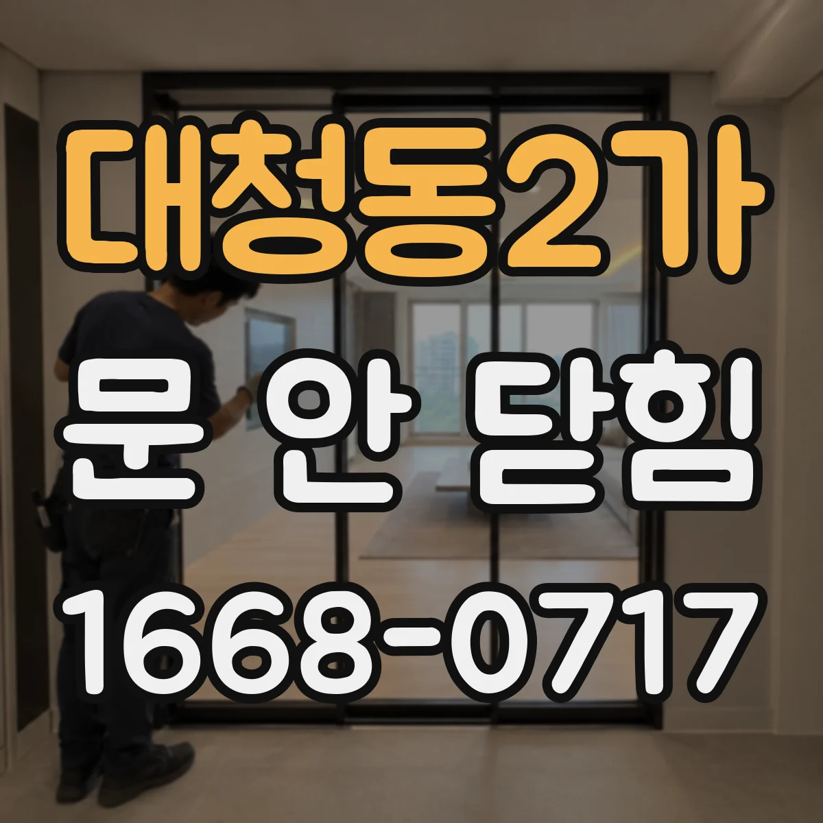 대청동2가 문 안 닫힘