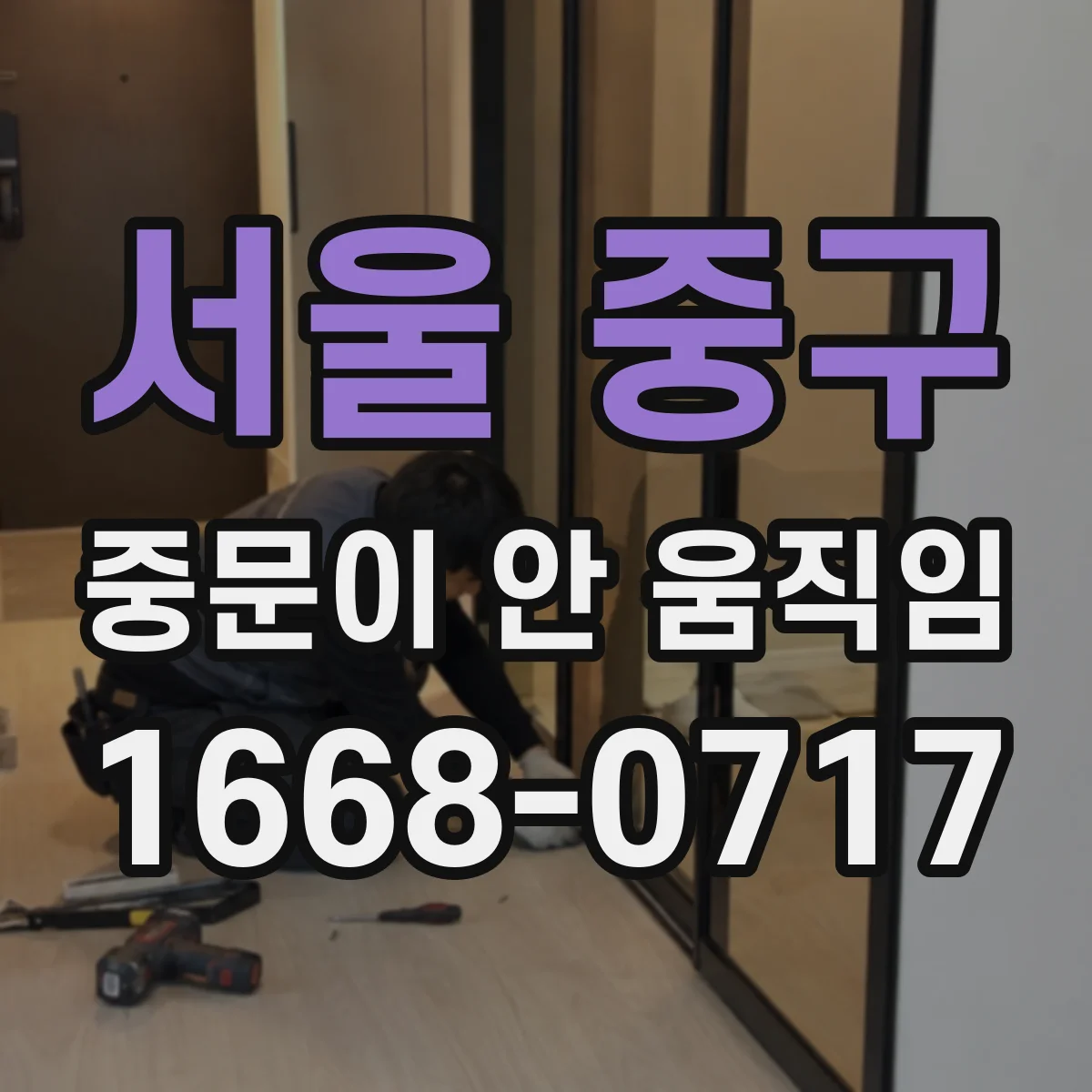 서울 중구 중문이 안 움직임