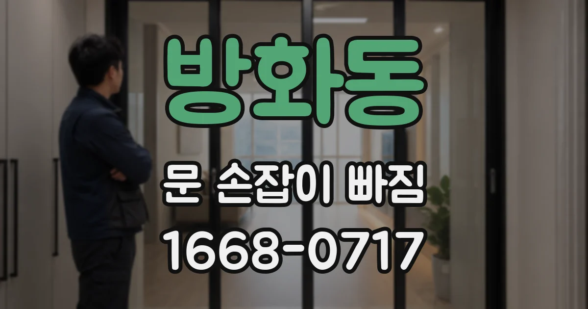 방화동 문 손잡이 빠짐